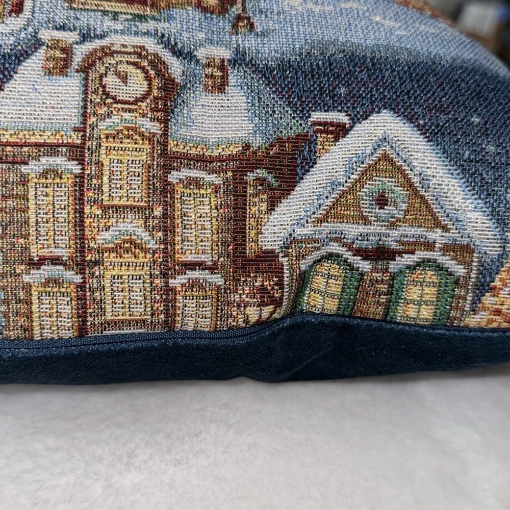 Caldeira Crosstitch Christmas stitched pillows
